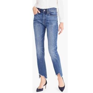 Point Sur boy jean with ripped asymmetric hem: NWT